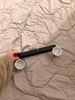 Plafond lamp spots zwart ikea / leenbakker incl 2x GU10 spot, Ophalen of Verzenden, Zo goed als nieuw