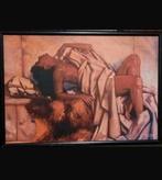 NICO VRIELINK 'Jeane' XXL kunstreproduktie mooi ingelijst, Antiek en Kunst, Kunst | Schilderijen | Modern, Ophalen