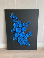 Abstract Schilderij - Blauw 60x80cm, Antiek en Kunst, Kunst | Schilderijen | Abstract, Ophalen