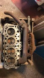 Peugeot 404/504 uitlaatspruitstuk en 1,6 cilinderkop, Auto-onderdelen, Ophalen of Verzenden, Gebruikt, Oldtimer onderdelen