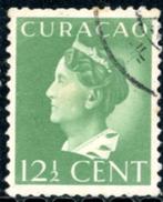 Curacao 143-A - Koningin Wilhelmina, Postzegels en Munten, Postzegels | Nederlandse Antillen en Aruba, Ophalen of Verzenden, Gestempeld