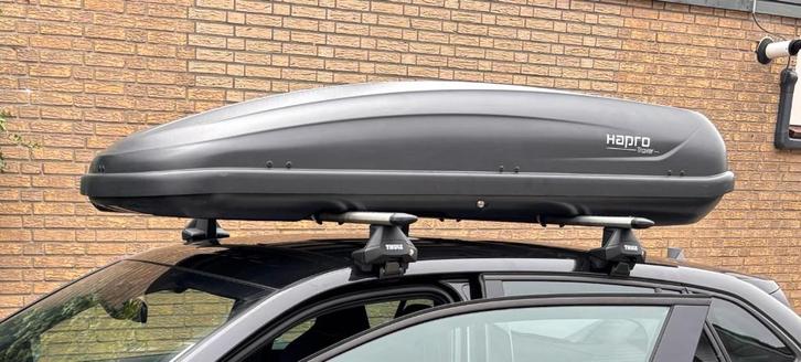 Te huur aangeboden: Hapro Traxer 8.6 dakkoffer, Auto diversen, Dakkoffers, Gebruikt, Ophalen