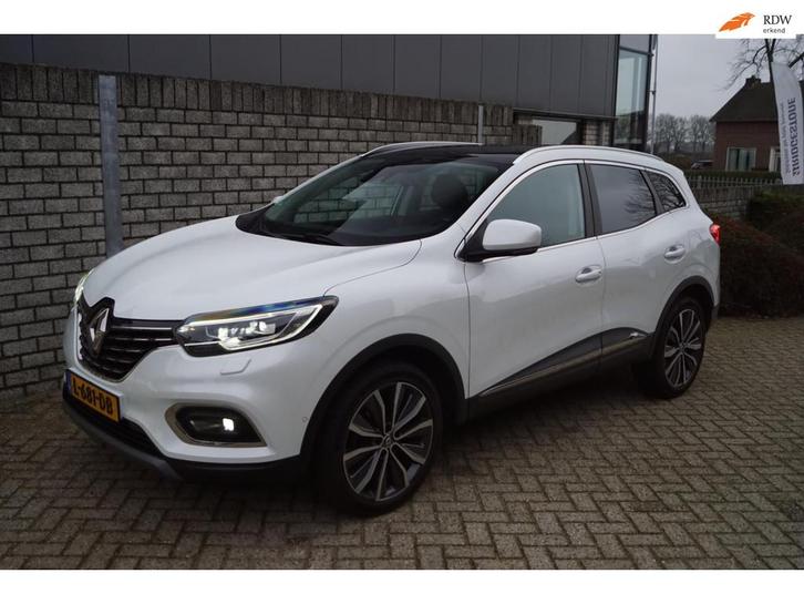 Renault Kadjar 1.3 TCe Black Edition Autom Panodak Half Lede, Auto's, Renault, Bedrijf, Te koop, Kadjar, ABS, Achteruitrijcamera