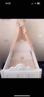 Klamboe handgemaakt mam&mie zelfde deken en laken, Kinderen en Baby's, Babywiegjes en Ledikanten, Ophalen of Verzenden, Zo goed als nieuw