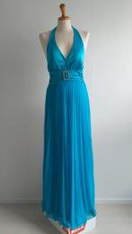 Avondjurk haltermodel , heel mooi model mt m, Maat 38/40 (M), Galajurk, Blauw, Ophalen of Verzenden