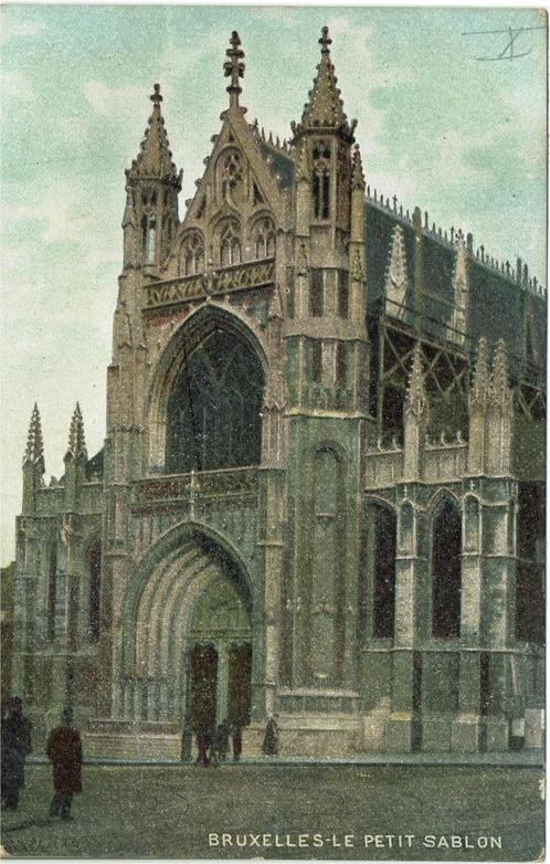 Bruxelles – Le Petit Sablon (Onze-Lieve-Vrouw-ter-Zavelkerk), Verzamelen, Ansichtkaarten | België, Gelopen, Brussel (Gewest), Voor 1920