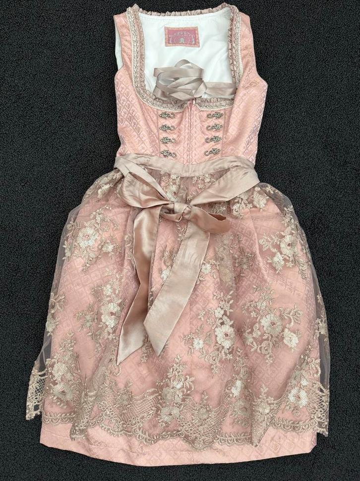 Stockerpoint Dirndl Jurk - Prachtige Traditionele Kleding, Kleding | Dames, Jurken, Nieuw, Maat 38/40 (M), Roze, Knielengte, Ophalen of Verzenden