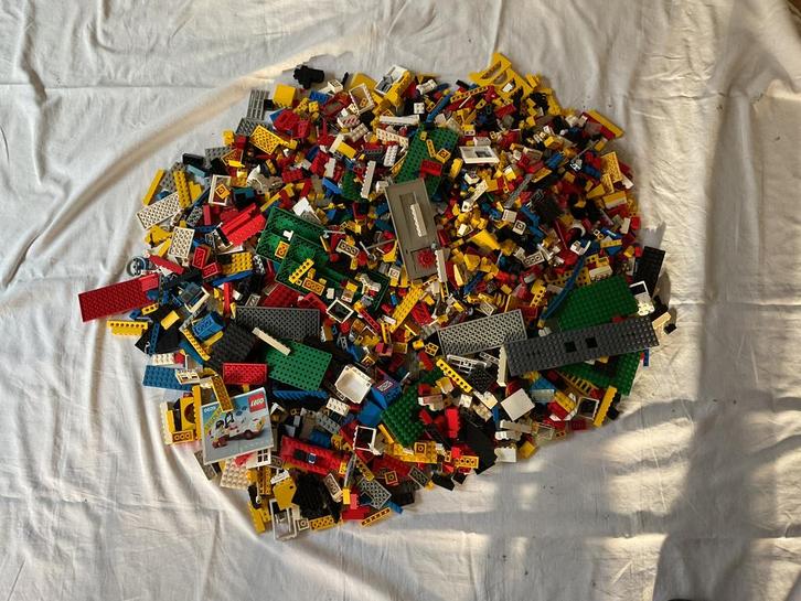 Grote partij Lego: Trein, Kasteel, Politie, Hijskraan, Kinderen en Baby's, Speelgoed | Duplo en Lego, Gebruikt, Lego, Losse stenen