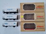 3 Liliput H0 NS Interfrigo koelwagons 22140/22143, Hobby en Vrije tijd, Modeltreinen | N-Spoor, Gebruikt, Gelijkstroom, Wagon