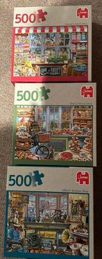 3 Jumbo nostalgische puzzeltjes 500 stukjes., Hobby en Vrije tijd, Ophalen of Verzenden, Zo goed als nieuw
