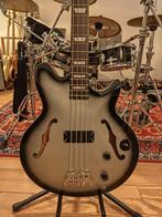 Epiphone Jack Casady Limited Custom Shop Silverburst + case, Ophalen of Verzenden, Zo goed als nieuw, Semi-akoestisch