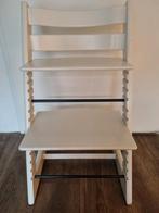 Witte Stokke Tripp Trapp. Newborn en babyset passen erop., Kinderen en Baby's, Kinderstoelen, Ophalen, Gebruikt, Meegroeistoel