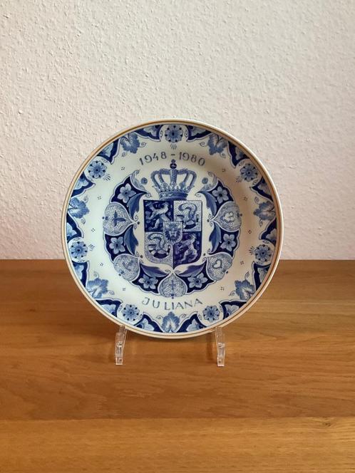 Delfts blauw bord, Antiek en Kunst, Antiek | Wandborden en Tegels, Ophalen of Verzenden