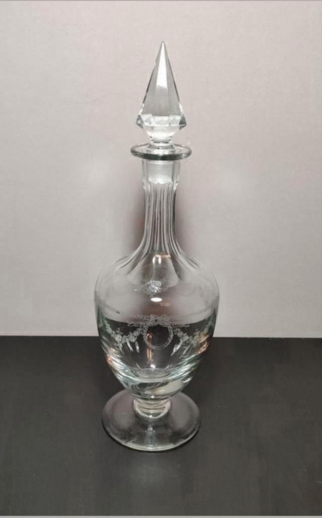 Art-nouveau karaf, Antiek en Kunst, Antiek | Glas en Kristal, Ophalen of Verzenden