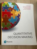 Quantitative decision making, Boeken, Studieboeken en Cursussen, Pearson, Ophalen of Verzenden, Beta, WO
