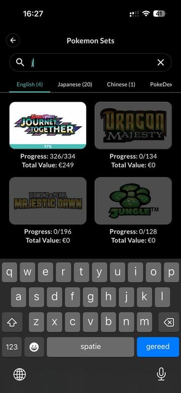 Masterset Journey Together 97% compleet beschikbaar voor biedingen