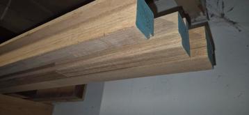 Meranti raamhout, 2x 54x67x>4000, 1x onderdorpel >4000mm beschikbaar voor biedingen
