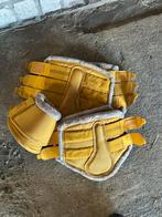 Eskadron peesbeschermers vintage gold maat M/L + springschoe, Ophalen of Verzenden, Gebruikt