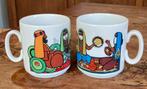 2 retro van Nelle koffie mokken uit de seventees V&B, Ophalen of Verzenden