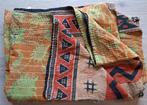 Vintage sari plaid, kantha, India, Antik Batik, Ophalen of Verzenden, Nieuw