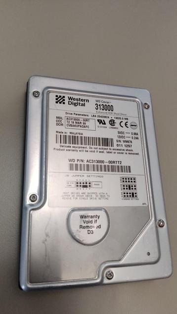 Western Digital Caviar 313000 (13GB) beschikbaar voor biedingen
