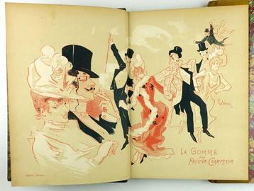 [Rops, Chéret] La Gomme 1889 Champsaur Pièce en 3 Acts beschikbaar voor biedingen