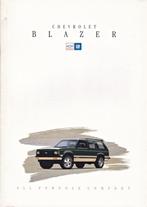 Brochure Chevrolet Blazer 1993 NEDERLAND, Boeken, Auto's | Folders en Tijdschriften, Gelezen, Chevrolet, Ophalen of Verzenden