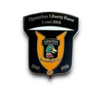 Airborne Screaming Ducks speldje | Liberty Force 1 mei 2010, U, Ophalen of Verzenden, Y, Embleem of Badge