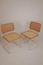 2 vintage Cesca buisframe eetkamerstoelen, Ophalen, Gebruikt, -, -