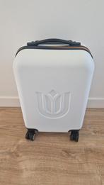 White 4-wheel carry-on trolley, 50 tot 60 cm, Hard kunststof, Ophalen of Verzenden, Zo goed als nieuw