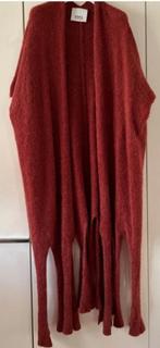 Poncho vest roestbruin alpaca 44/46 - 48/50, Kleding | Dames, Truien en Vesten, Ophalen of Verzenden, Nieuw, Maat 46/48 (XL) of groter
