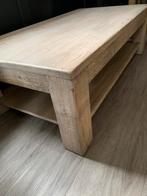 Mooie eiken salontafel, Huis en Inrichting, Tafels | Salontafels, Ophalen, 100 tot 150 cm, 50 tot 100 cm, Zo goed als nieuw