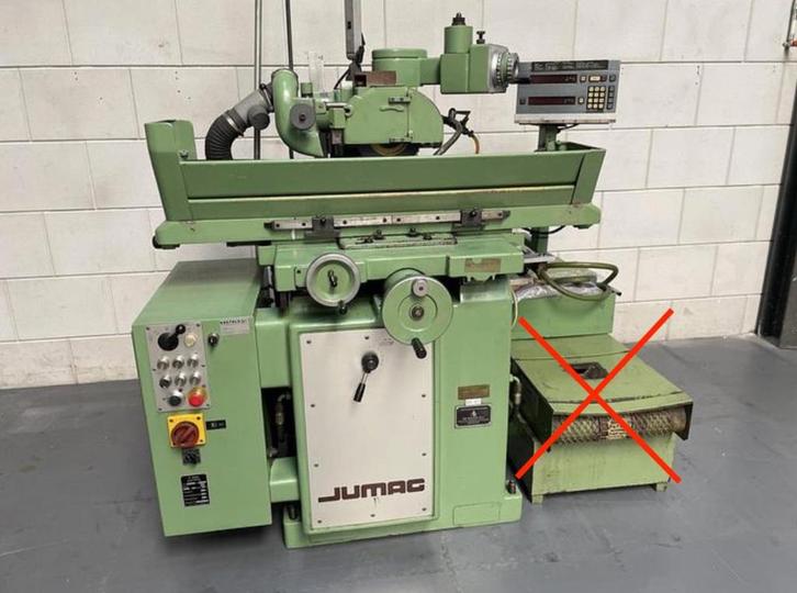 Vlakslijpmachine Jumag JM-400 met digitaal en koeling, Doe-het-zelf en Verbouw, Gereedschap | Slijpmachines, Gebruikt, Overige typen