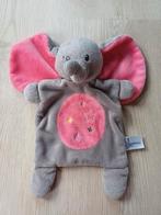 Knuffeldoekje doekje grijs roze olifant nicotoy simba toys, Kinderen en Baby's, Speelgoed | Knuffels en Pluche, Ophalen of Verzenden