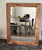 Mango wood grote spiegel, Nieuw, Ophalen of Verzenden, Minder dan 100 cm, Rechthoekig