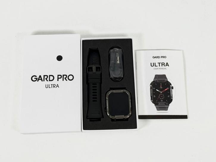 Gard Pro Ultra Smartwatch – Zeer netjes, Sieraden, Tassen en Uiterlijk, Smartwatches, Zo goed als nieuw, Android, Zwart, Afstand