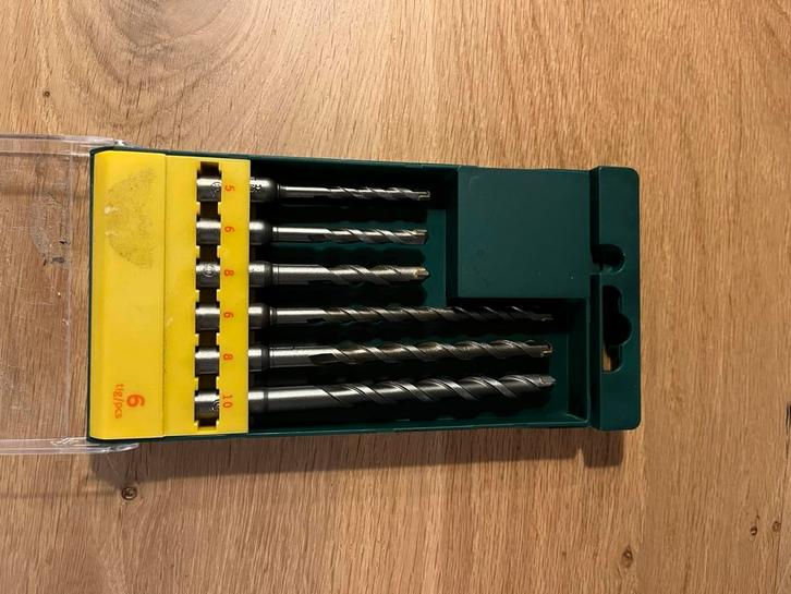 Bosch 6-delige boorhamer set, Doe-het-zelf en Verbouw, Gereedschap | Boormachines, Zo goed als nieuw, Boor- en/of Breekhamer, Ophalen of Verzenden