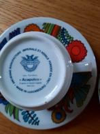 Porseleinen Mokka Kopjes - Villeroy & Boch Acapulco, Huis en Inrichting, Keuken | Servies, Gebruikt, Ophalen of Verzenden, Overige stijlen