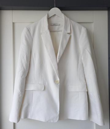 STEPS – Witte blazer, mt.46! beschikbaar voor biedingen