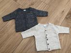 2 baby vestjes maat 50, Ophalen of Verzenden, Zo goed als nieuw, Jongetje of Meisje, Truitje of Vestje
