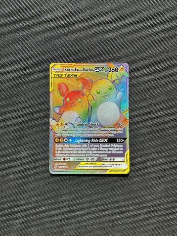 Raichu & Alolan Raichu - 241 Unified Minds - Tag Team pokémo beschikbaar voor biedingen