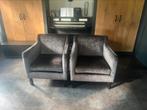 2 prachtige fauteuils, Huis en Inrichting, Fauteuils, Ophalen, Minder dan 75 cm, Zo goed als nieuw, Stof