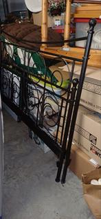 Compleet 2-persoonsbed met metalen frame, Huis en Inrichting, Slaapkamer | Bedden, Ophalen, Gebruikt, Tweepersoons, 180 cm