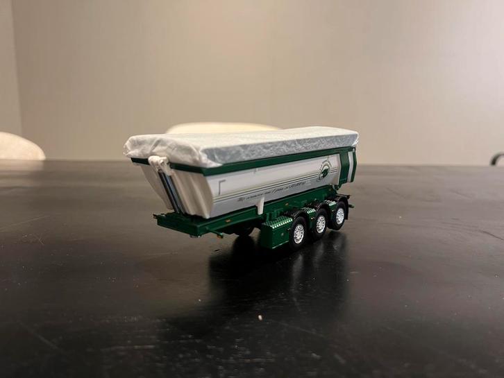 Tekno Patrick vd Hoeven Kipper trailer, Hobby en Vrije tijd, Modelauto's | 1:50, Nieuw, Bus of Vrachtwagen, Tekno, Verzenden