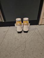 Kerstengeltjes voor waxinelichtjes - Set van 2, Ophalen of Verzenden, Gebruikt