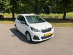 Peugeot 108 1.0 2015 Wit, Auto's, Voorwielaandrijving, Stof, Zwart, Wit