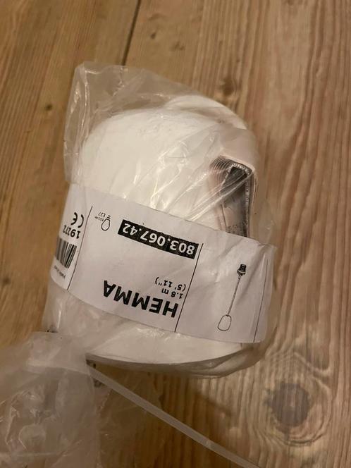 Ikea ‘Hemma’ fitting, kabel en kap, Huis en Inrichting, Lampen | Plafondlampen, Ophalen