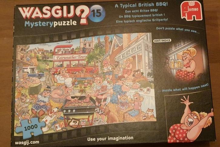 Wasgij Mystery 21 - 1000 Stukjes, Hobby en Vrije tijd, Denksport en Puzzels, Gebruikt, Legpuzzel, 500 t/m 1500 stukjes, Ophalen of Verzenden