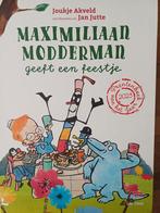 Joukje Akveld - Maximiliaan Modderman geeft een feestje, Ophalen of Verzenden, Zo goed als nieuw, Joukje Akveld