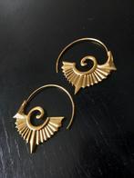Maya oorringen, goudkleurig, Quetzal, oorbellen, Verzenden, Nieuw
